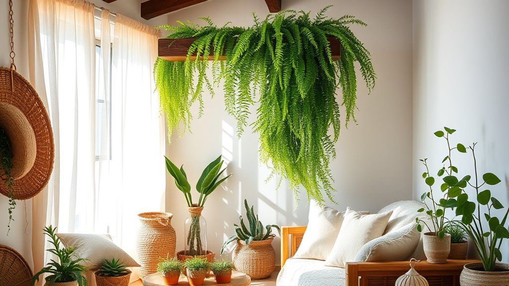 balance plants textiles wood