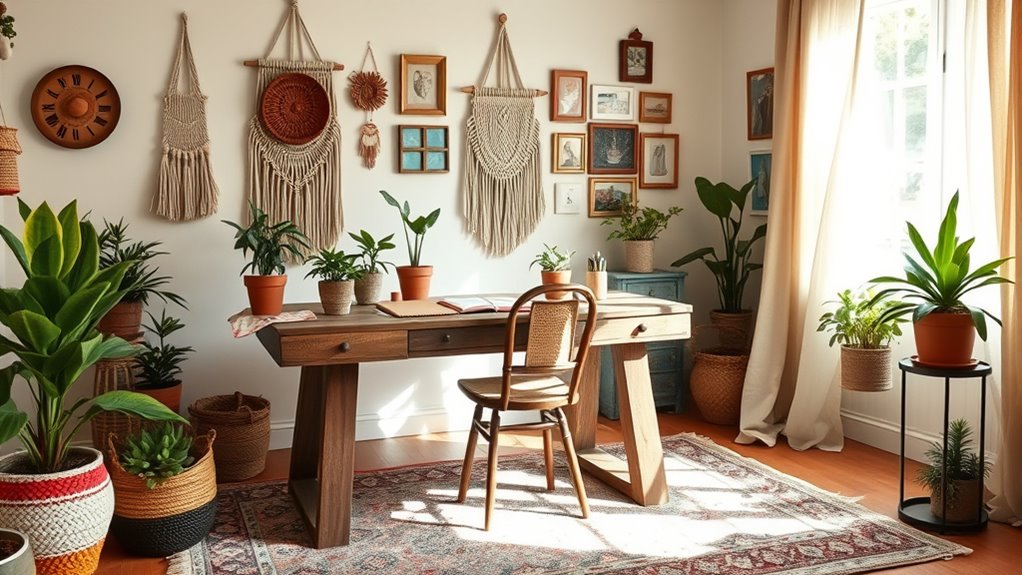 balanced calming workspace design