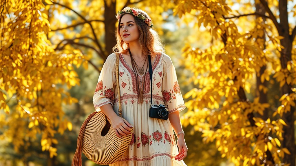 boho fall weekend styling