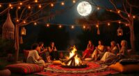 boho full moon party
