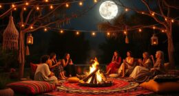 boho full moon party