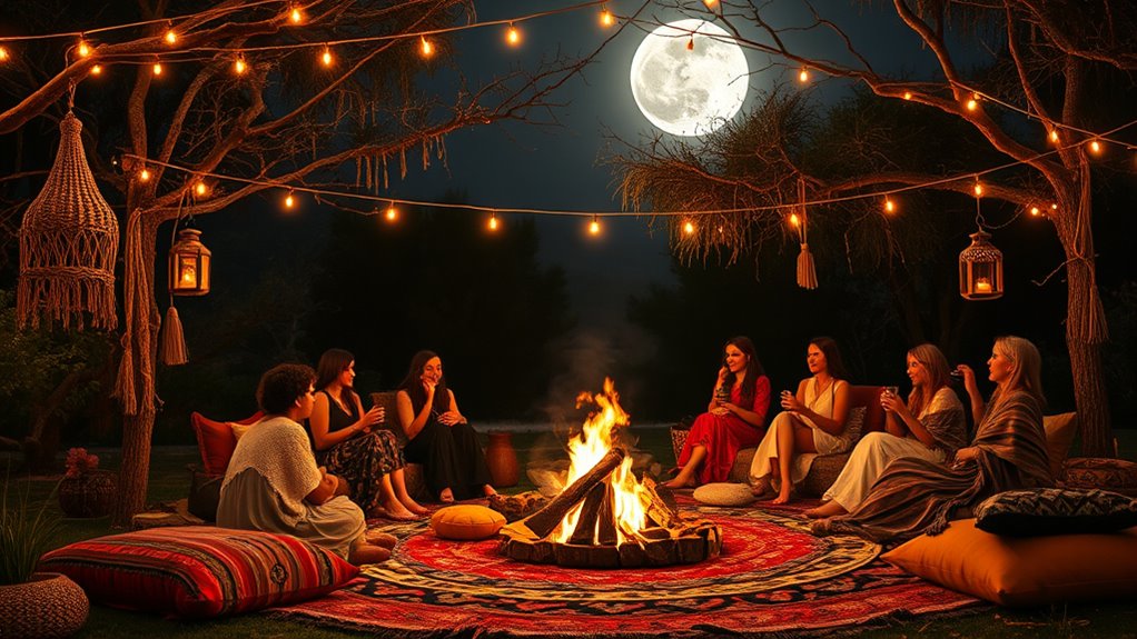 boho full moon party