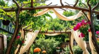 boho garden outdoor retreat