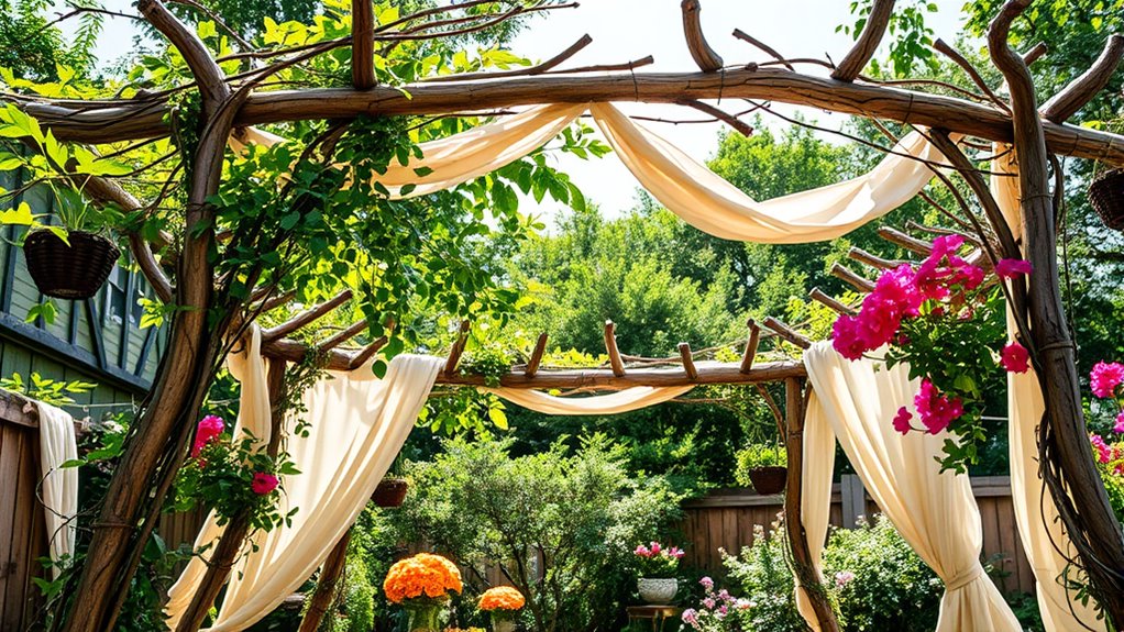 boho garden outdoor retreat