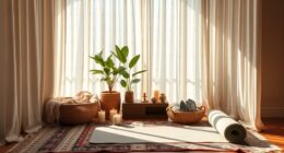 boho home yoga sanctuary