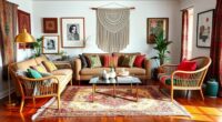 boho modern interior fusion