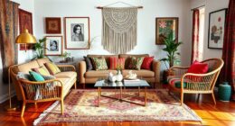 boho modern interior fusion
