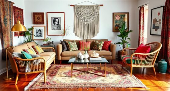 boho modern interior fusion