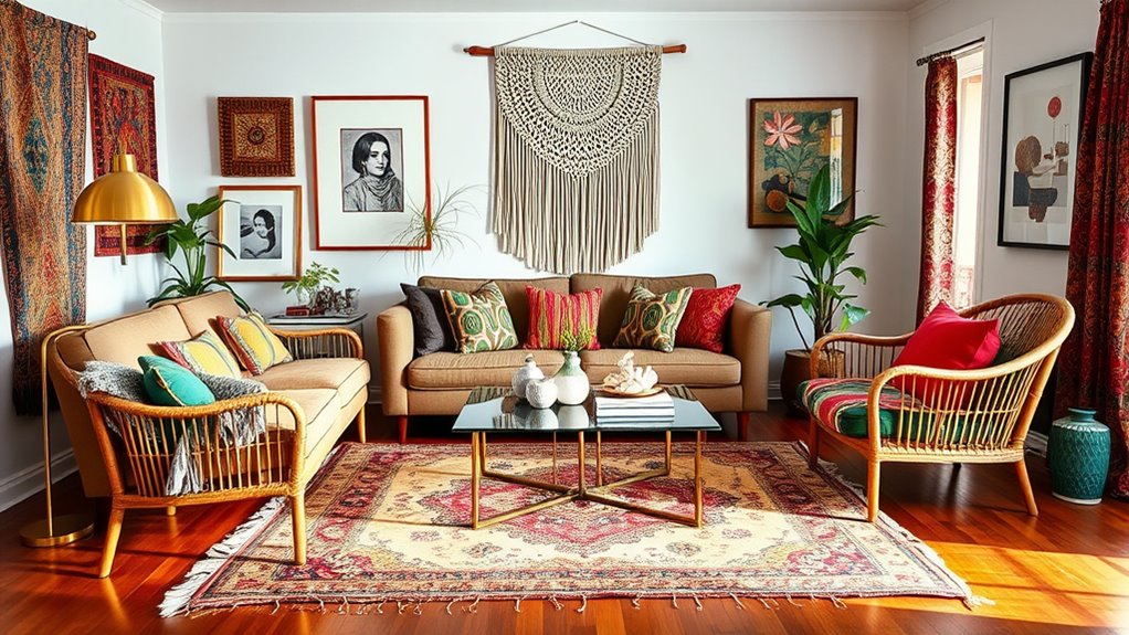 boho modern interior fusion