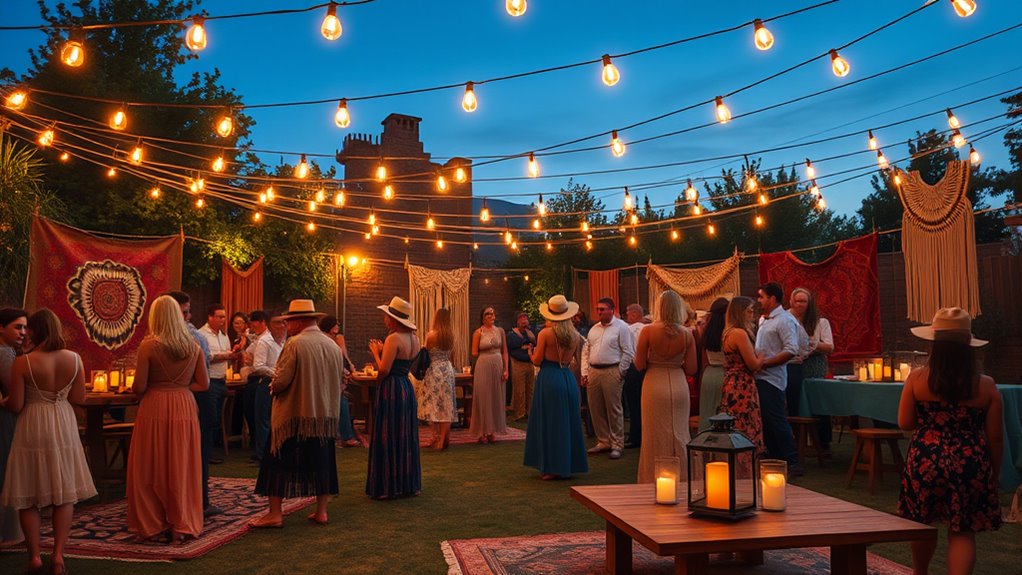 boho party decor ideas