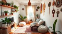 boho small space design
