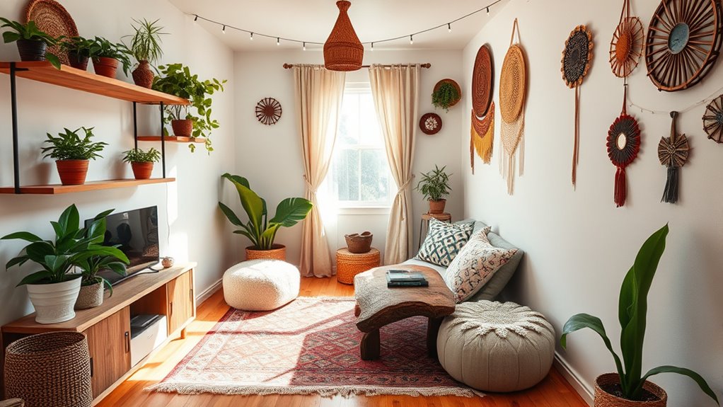 boho small space design