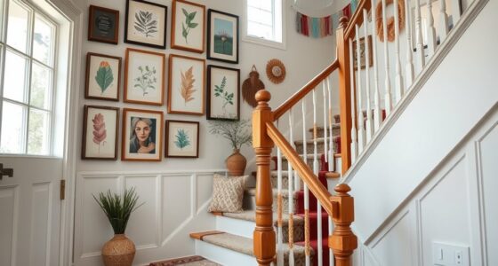 boho staircase decorating ideas