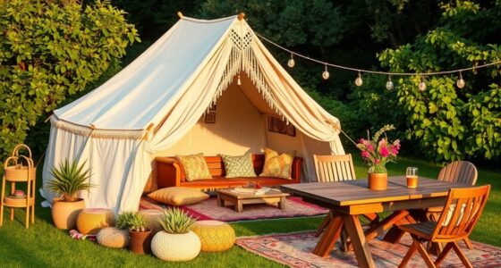 boho stylish camping destinations