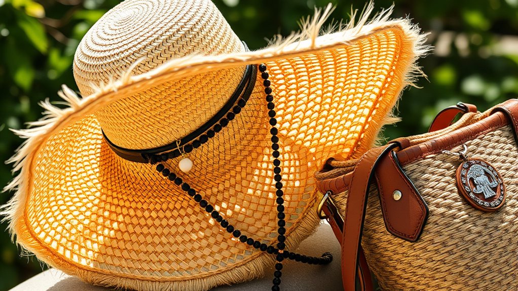boho summer floral hat