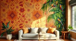 boho wallpaper murals ideas