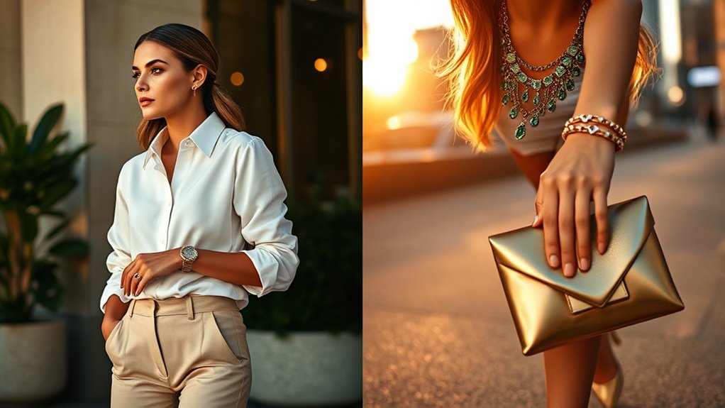 bold accessories enhance outfits