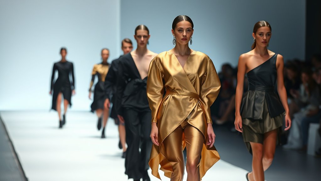 bold asymmetrical fashion silhouettes
