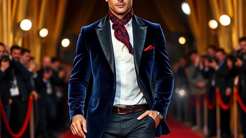 bold colorful avant garde menswear