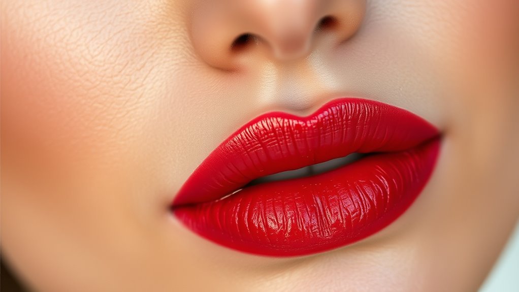 bold glossy lip trends