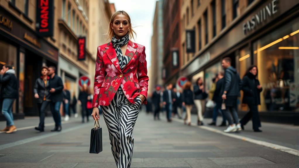 bold print mixing techniques