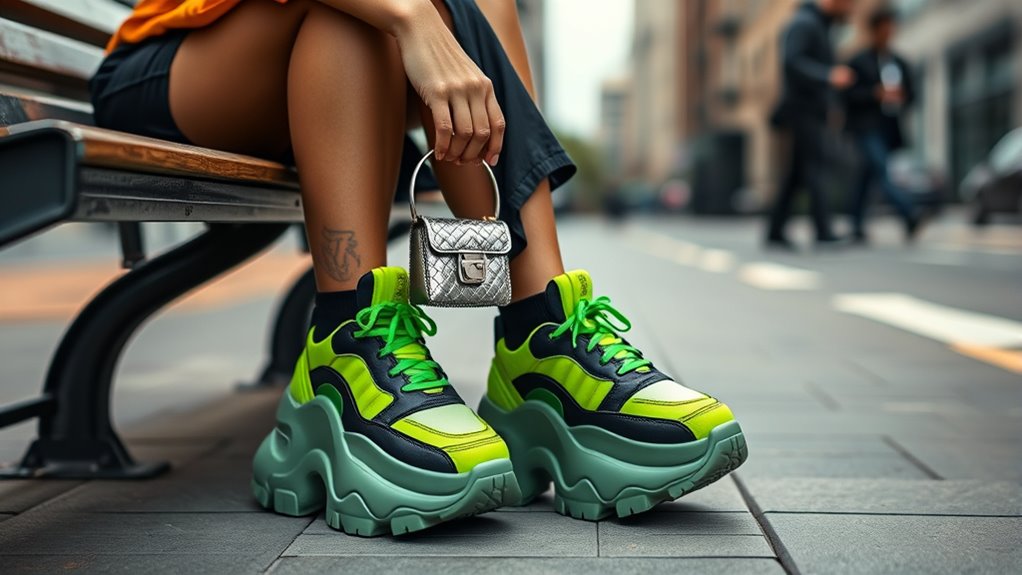 bold versatile chunky sneakers
