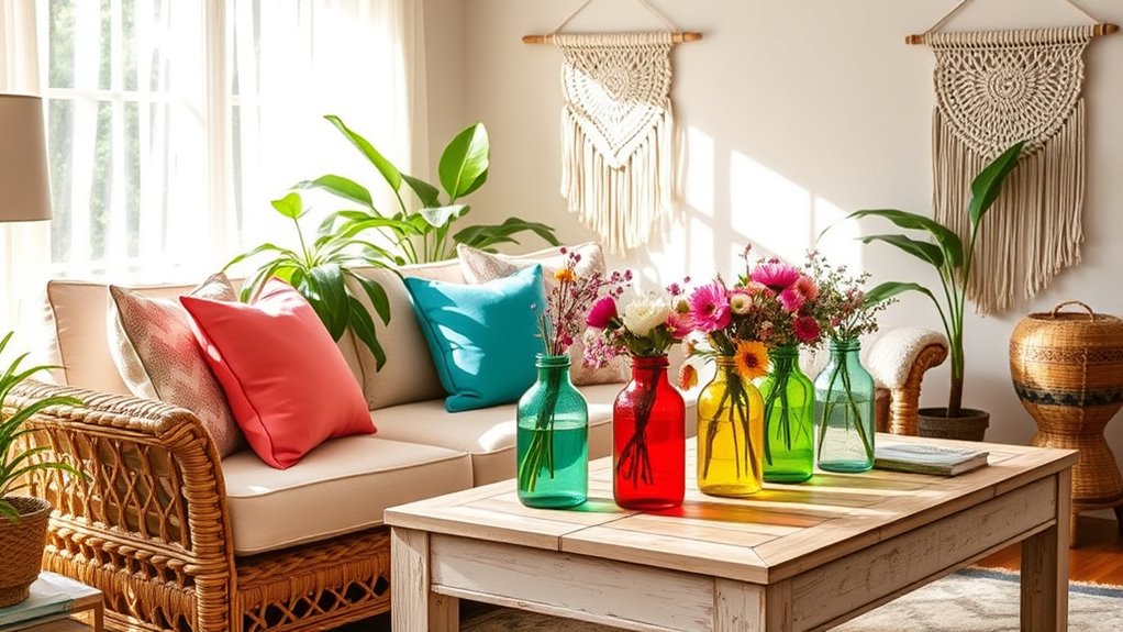 bright natural colorful summer decor