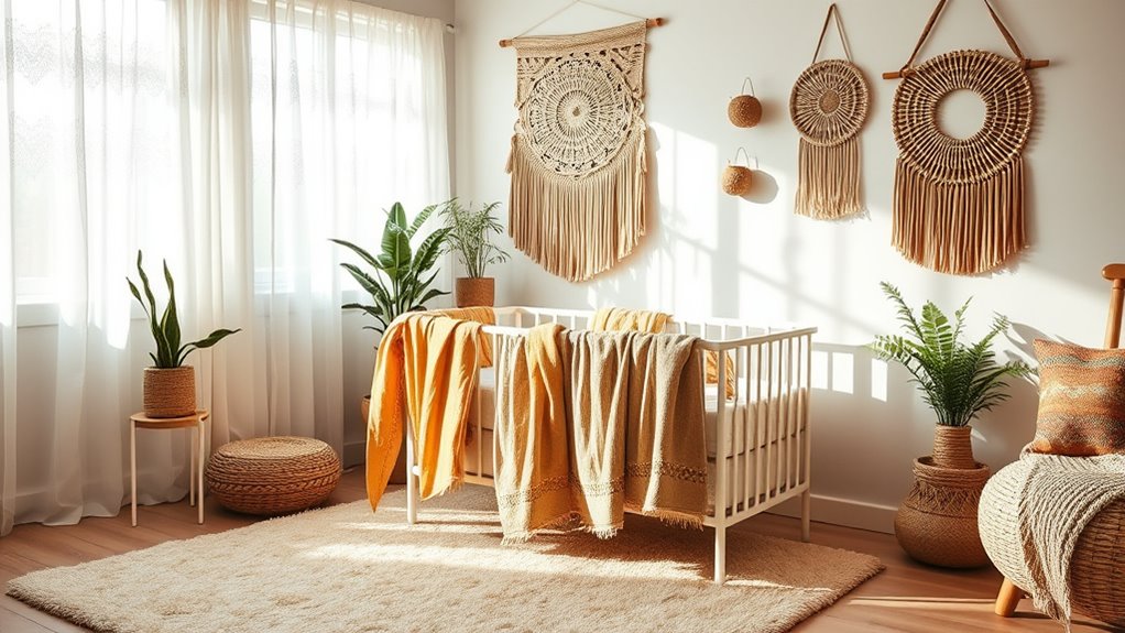 calm cozy nursery ambiance