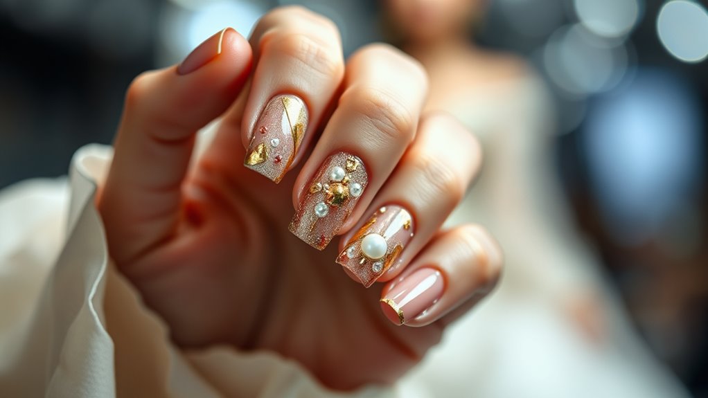 celebrity inspired runway nail art