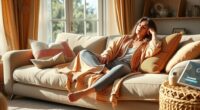 chic cozy boho athleisure