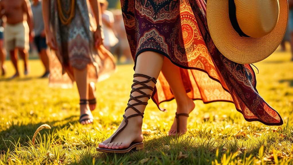 comfortable boho festival shoes