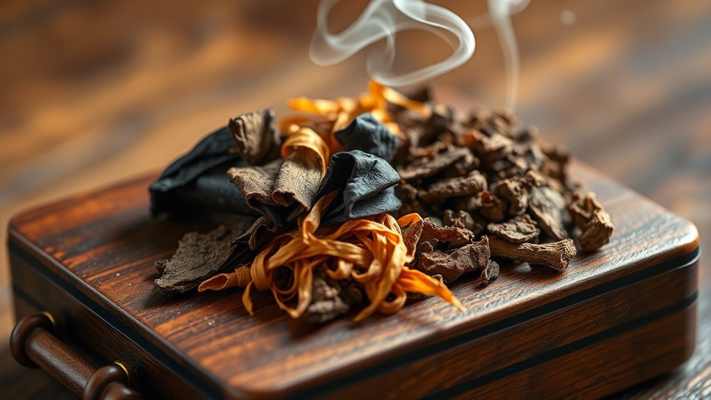 complexly blended flavored tobaccos