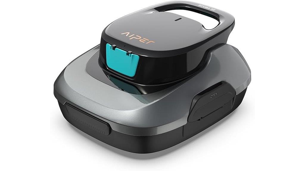cordless pool cleaner with auto parking