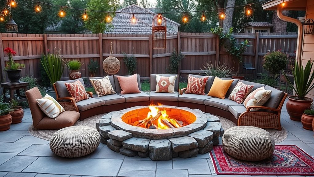 create safe cozy fireside gatherings
