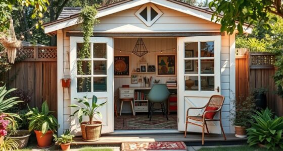 creative backyard studio conversion
