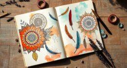 creative boho art journals