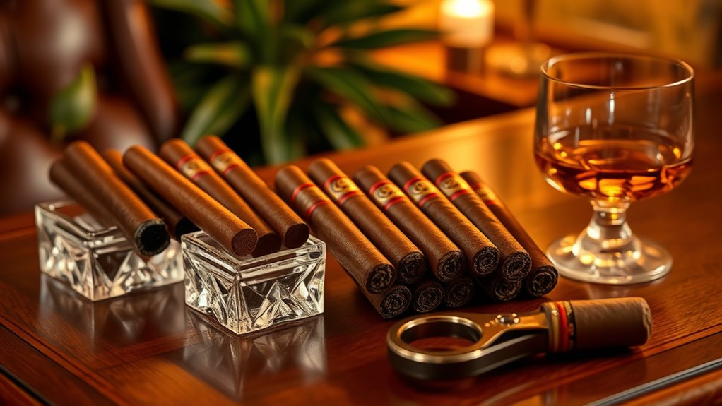 curated premium cigar selection
