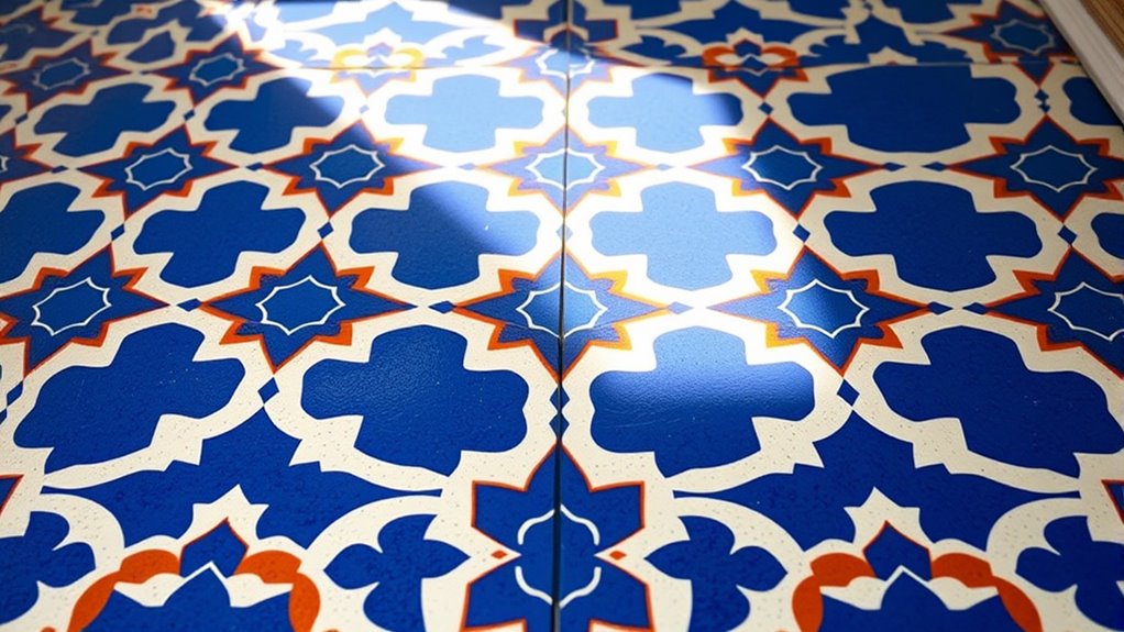 diy moroccan tile look