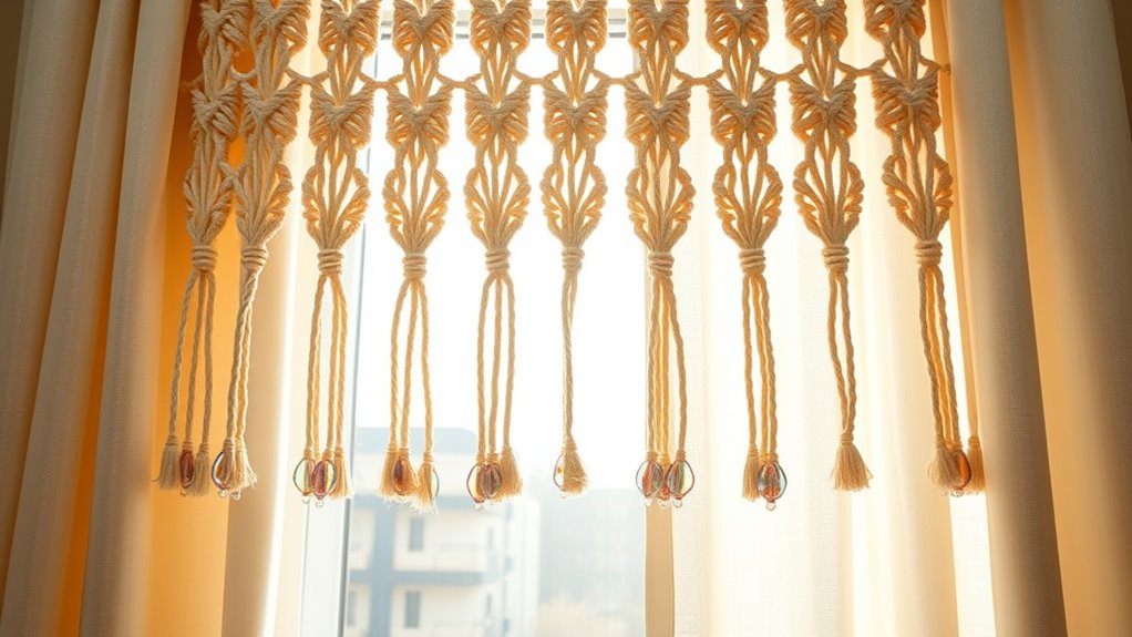 diy rustic boho curtains