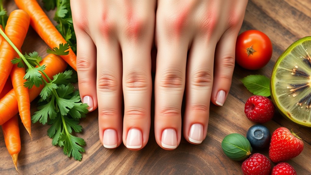 eat nutrients for strong nails