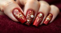 elegant detailed nail designs