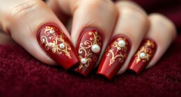 elegant detailed nail designs