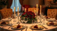 elegant luxurious dinner hosting