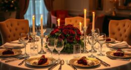 elegant luxurious dinner hosting