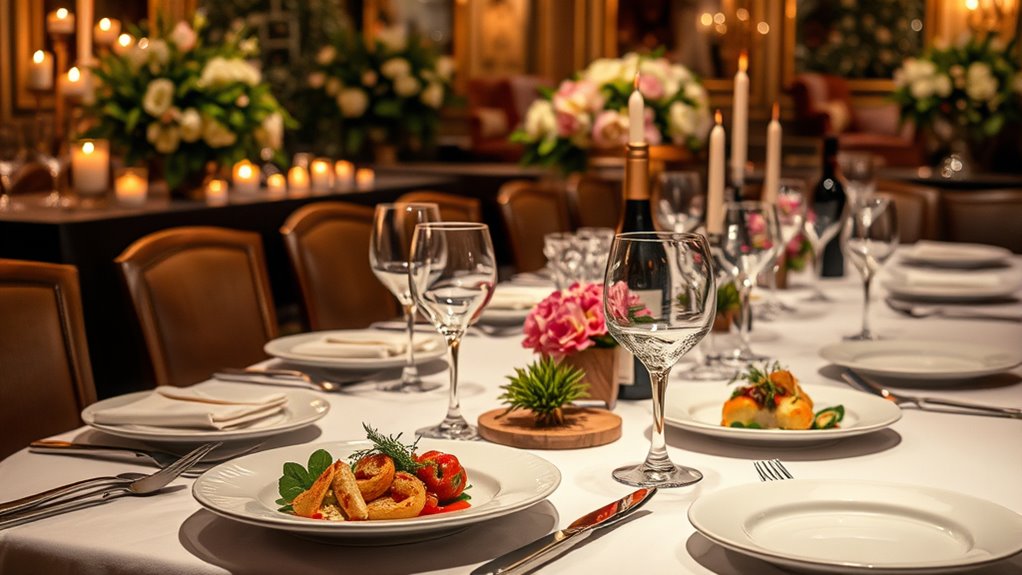 elegant seasonal gourmet pairings