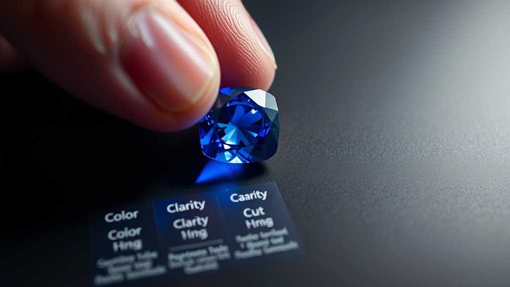 evaluate gemstone quality standards