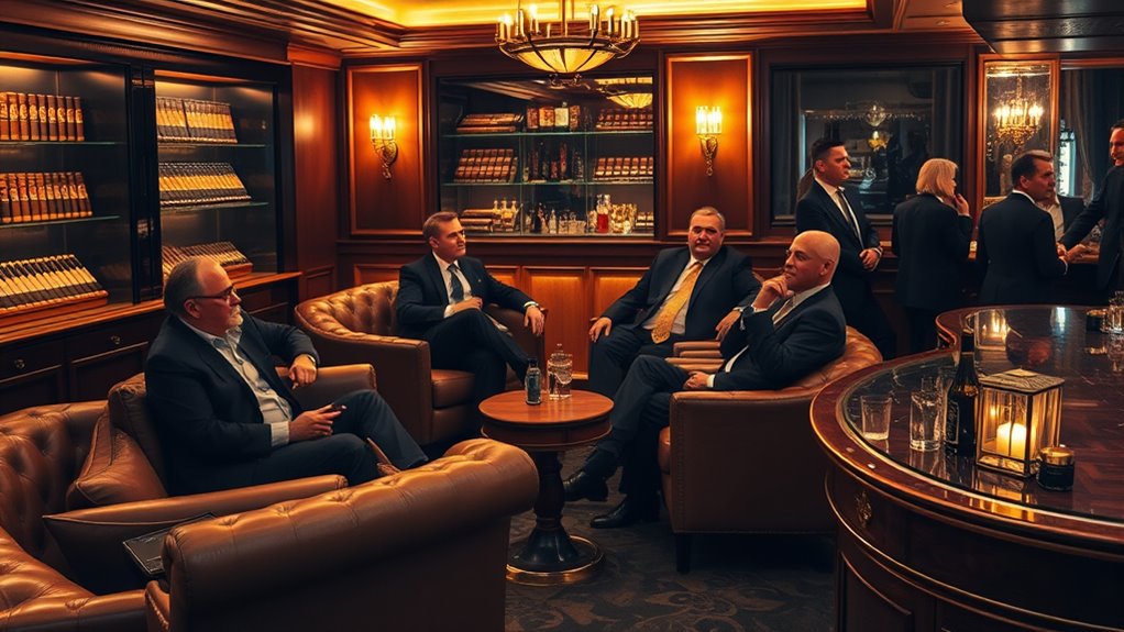 exclusive cigar lounge events