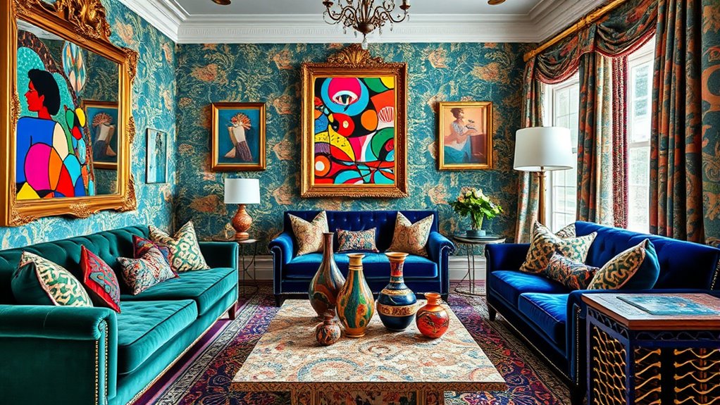 expressive bold decorative displays