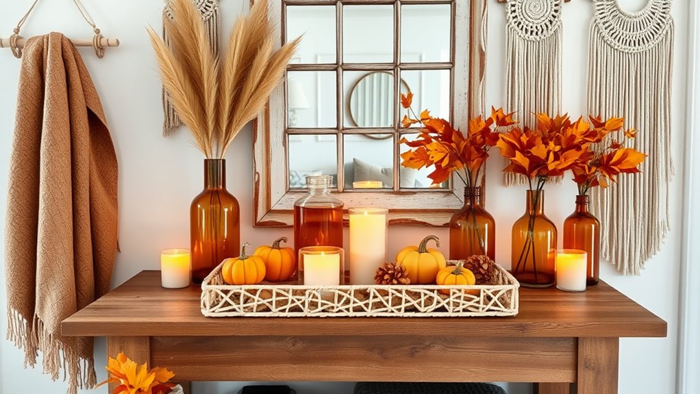 fall inspired cozy decor