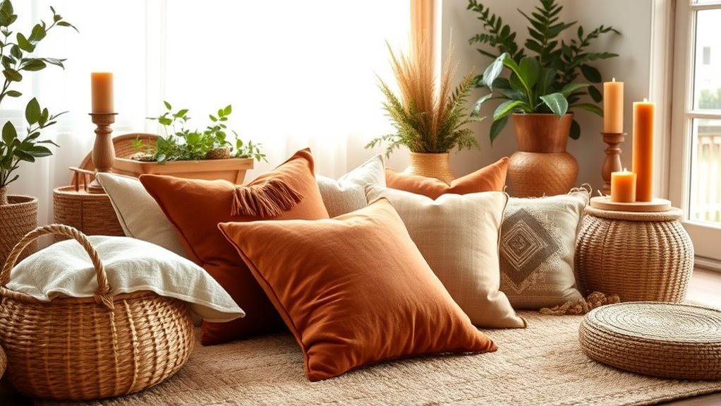 fall themed earthy tones